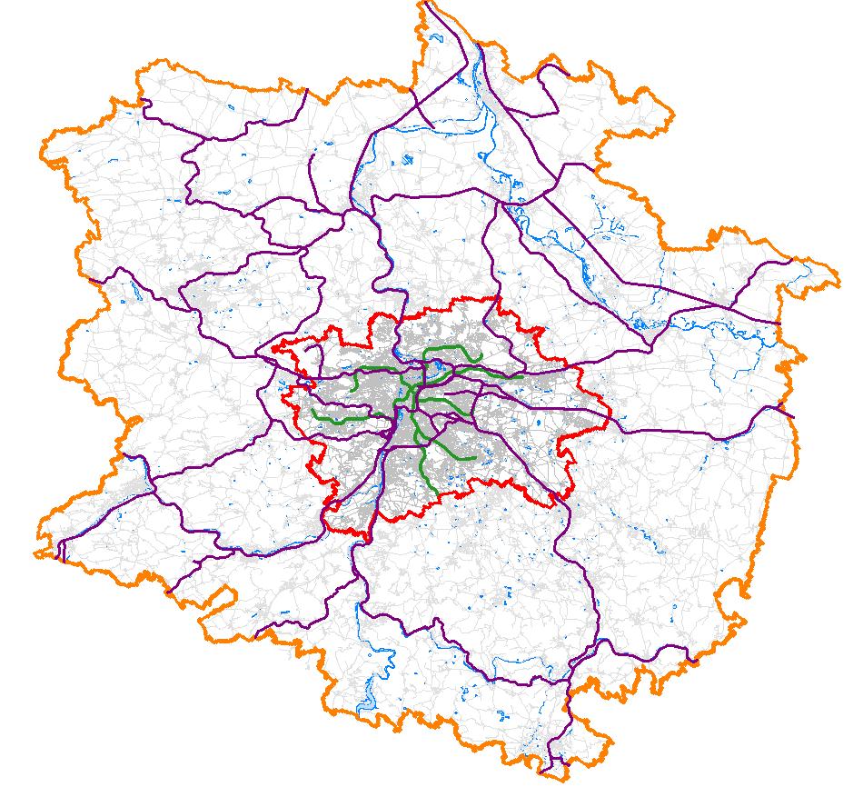 Plán udržitelné mobility Prahy a okolí Návrh () Některá opatření byla v modelu zanedbána zejména díky nedostatku vstupních informací, jmenovitě lze uvést: Rozvoj zón placeného stání - bez konkrétní