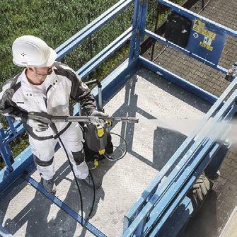 Mobilita Integrované držadlo na přední straně stroje umožňuje lehkou nakládku a