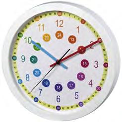 možno objednávať aj po 1 ks, ale nie je možné vybrať si farbu Easy Learning detské nástenné hodiny, priemer 30 cm - Quartz hodiny s analógovým zobrazením času - pomôcka pre deti pre