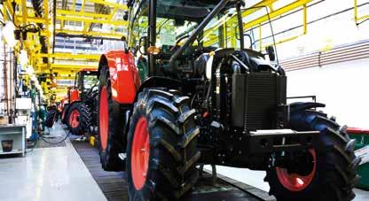 EXPORTOVÁNA DO VÍCE JAK 90 ZEMÍ SVĚTA. VÝROBA Výrobní základna traktorů a motorů Zetor je soustředěna v České republice.