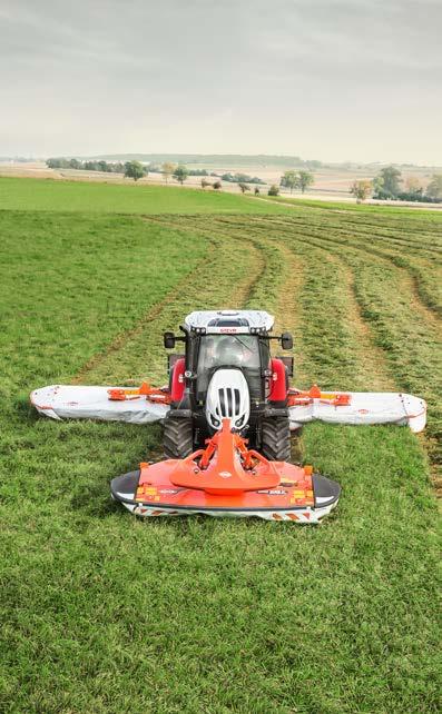 hydrauliky. Řízení pozvolného rozběhu spouští šetrným způsobem nesená nářadí.