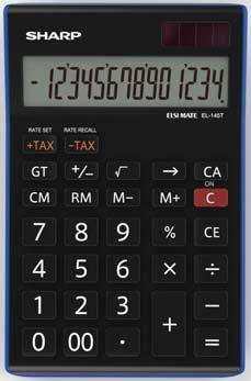 46402 displej 8 míst / černá 87,70 Kalkulačka Sharp EL 501 X školní bateriový kalkulátor pro ZŠ a SŠ s ochranným jednořádkový displej 11