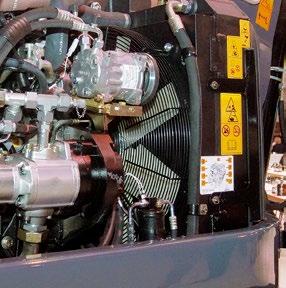 EFEKTIVNÍ PRÁCE Motor Mobilní rypadlo Schaeff TW95 je poháněno motorem třídy
