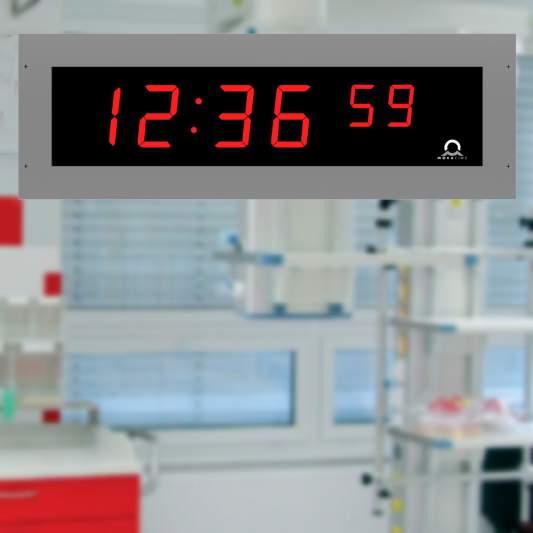 Ovládání a synchronizace digitálních hodin řady SLH-DC nastavení parametrů hodin, času a data se provádí pomocí ovládací klávesnice nebo dálkového IR ovladače autonomní quartz časová základna s