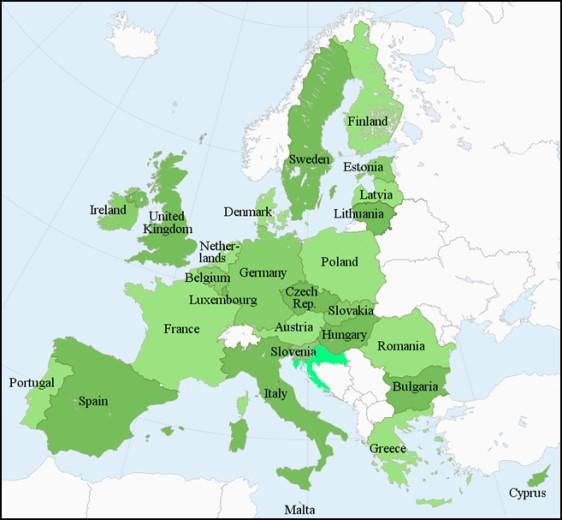 9 států EU + 5 nečlenských států ŘO ministerstvo financí