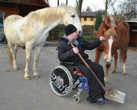 Aktivity s využitím koní pro skupiny dospělých klientů s postižením Klienti Charity Jablunkov k nám docházejí pravidelně od roku 2010.