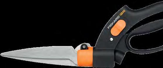 Nůžky na trávu Nůžky na trávu Fiskars jsou ergonomické s unikátními vlastnostmi pro co největší komfort při práci.