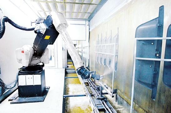 Energetická účinnost Roboty mohou na rozdíl od lidí pracovat v nepředvídatelných podmínkách a při extrémních teplotách. Snížená potřeba klimatizace pracovního prostředí vede k úsporám energie.