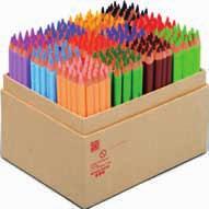 ..... 295 Kč Tužky různých druhů a barev Trojhranné pastelky, třídní balení, 300 ks Balení