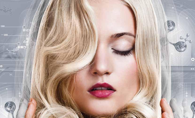 Profesionální regenerační péče k ochraně vlasů během barvení, melírování, odbarvení a trvalé.