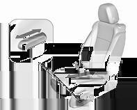 42 Sedadla, zádržné prvky Seřízení elektricky nastavitelného sedadla 9 Varování Při používání elektricky ovládaných