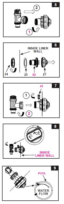 1. Pohybem proti směru hodinových ručiček odšroubujte plunžrový ventil od spojky se závitem (42) (viz obr. 5). Dávejte pozor na to, aby přechodové těsnění (23) zůstalo na svém místě.