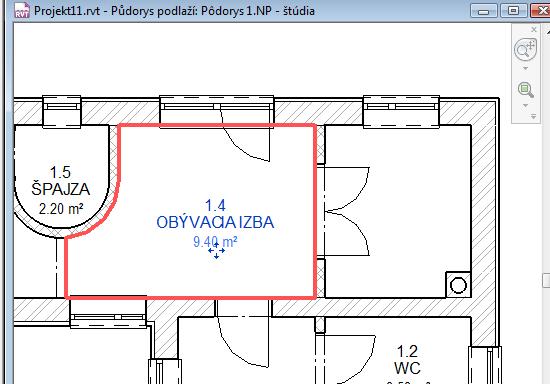 Obr.8: Ohraničenie miestnosti Obr.