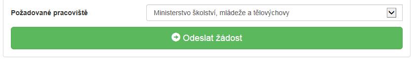 Zobrazí-li se po odeslání žádosti upozornění týkající se kódu RUIAN i přesto, že adresa je vyplněna správně, klikněte na Ano, odeslat žádost.