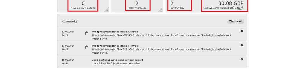 RYCHLÝ PŘEHLED HLAVNÍHO MENU Šedá navigační lišta Přehled V navigačním menu (šedá lišta) naleznete jako první položku Přehled.