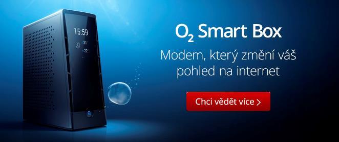 O2 Smart Box O 2 Smart Box je nejvýkonnější modem pro zákazníky se službou O2 Internet na doma, s jednoduchým ovládáním skrze mobilní telefon, vhodný pro každou