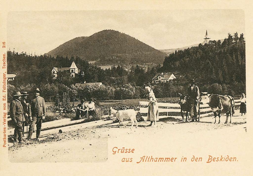 Parní pila, kterou v roce 1910 postavilo arcibiskupství pro zpracování dřeva z rozsáhlých lesů, patřila tehdy k nejmodernějším u nás. SLE SLE ZSK O ZSK O Lysá hora Lysá hora.