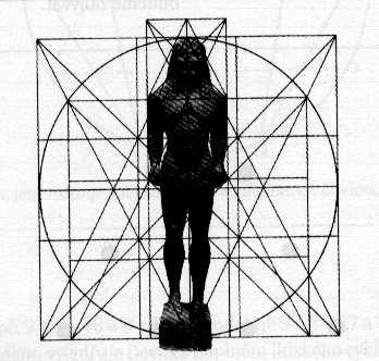 32 Kapitola 2. Křivky v antické geometrii (a) Kruh a čtverec jako východisko proporcí antické sochy (b) Geometrické ornamenty na keramice, 9. stol. př. Kr. Obrázek 2.