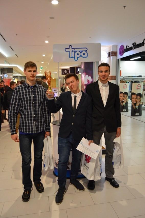 společnost TIPA zabývající se prodejem elektrotechnických součástek a spotřební elektroniky, byla podpora mladých studentů elektrotechnických škol v Moravskoslezském kraji.