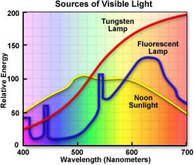 Zdroje viditelného světla Světelná mikroskopie základní pojmy viditelná oblast (světlo optika): λ