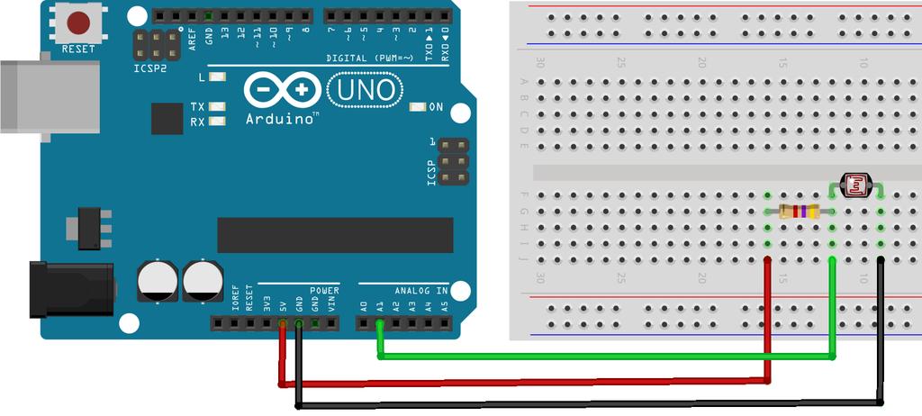 Arduino programování a robotika dětský vzdělávací kroužek JAOS 9 Zapojení fotorezistoru III Teď