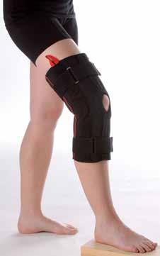 stupeň stability kolena bez obmedzovania pohybu Inovovaný TriTech materiál Vysoký komfort nosenia Dva elastické sťahujúce popruhy Optimálne sedí na každom tvare nohy Uzatvorené kĺbové dlahy Vhodná na