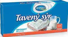 90 TAVENÝ SÝR SMETANOVÝ 60% 150 g 100 g