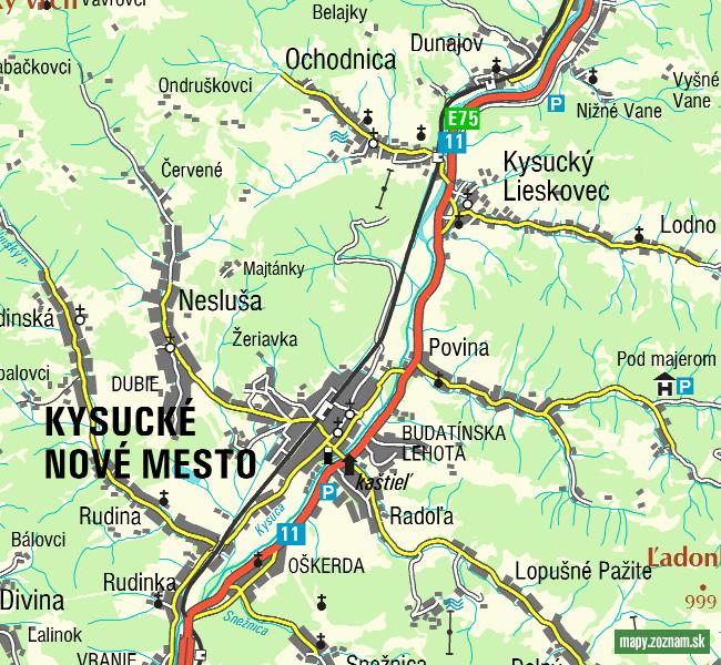 Kritická nehodová lokalita na ceste I/11 v km 432,150 432,330 Kritické nehodové miesto je v km 432,150 432,250 KNL sa nachádza v extraviláne obce Povina.