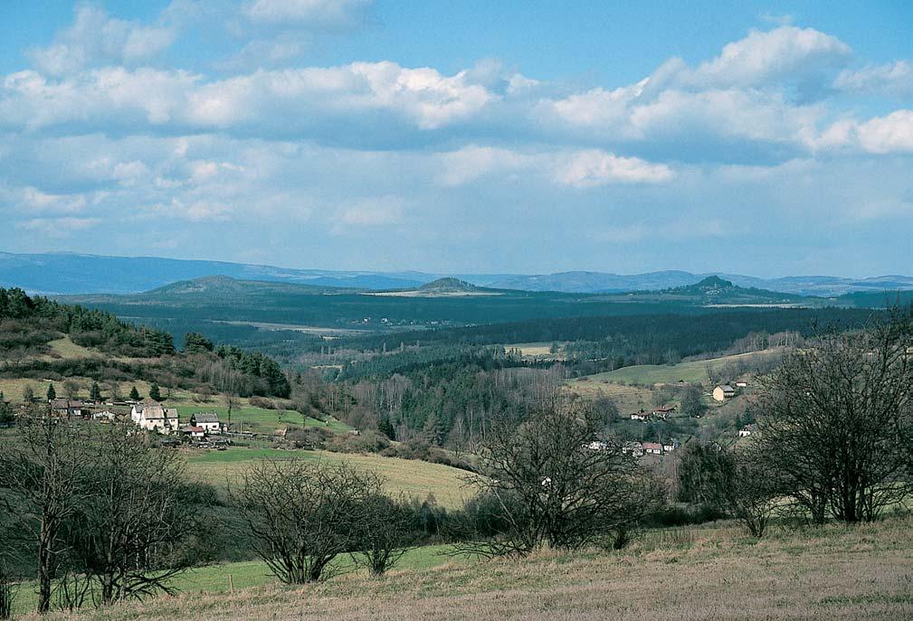 PlzeÀsko a Karlovarsko Charakteristická krajina Slavkovského lesa u DraÏova.