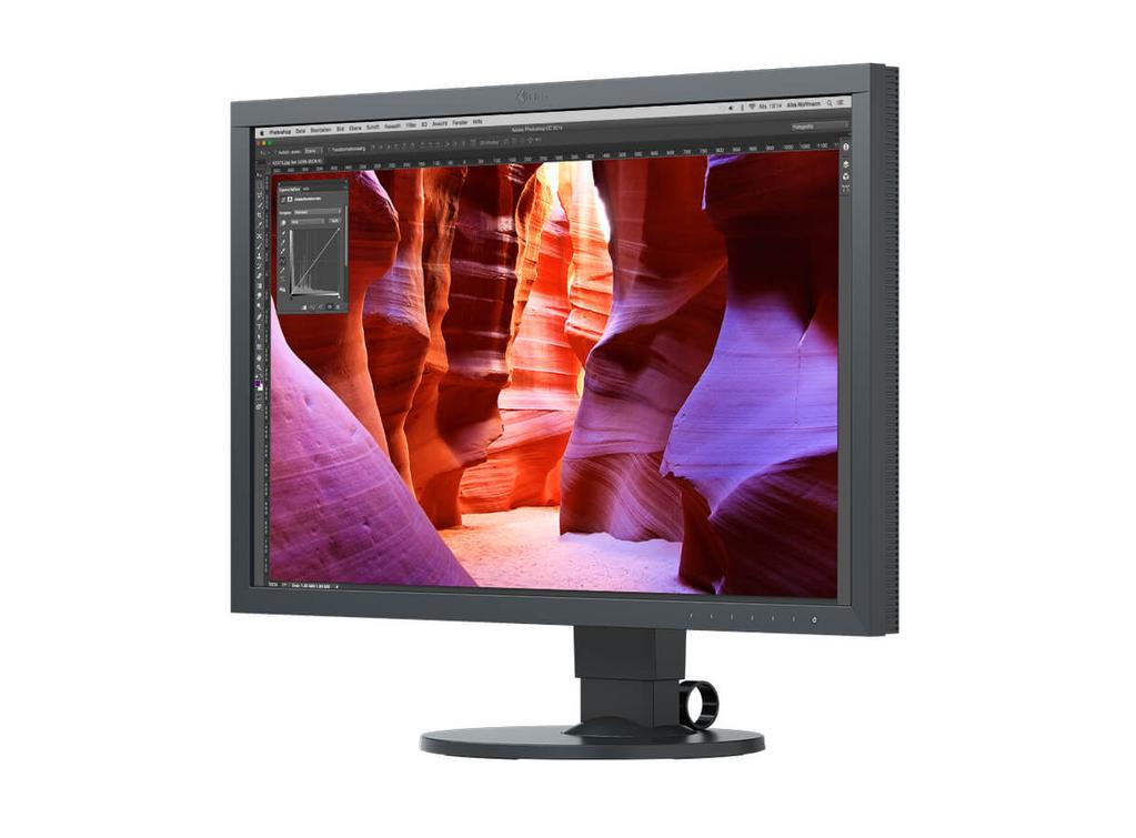 CS2730 Vaše výhody Hardwarová kalibrace, široký barevný rozsah a barvy zůstávající stabilní i při změně pozorovacího úhlu tím se monitor CS2730 odlišuje od běžných kancelářských monitorů.