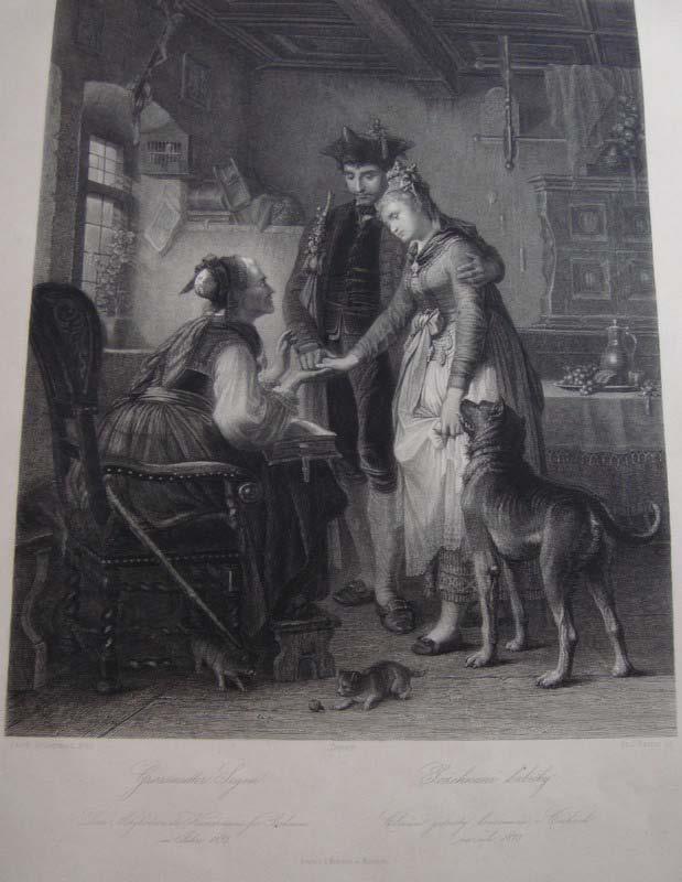 25, Požehnání babičky; Prémie Krasoumné jednoty pro Čechy na rok 1873.