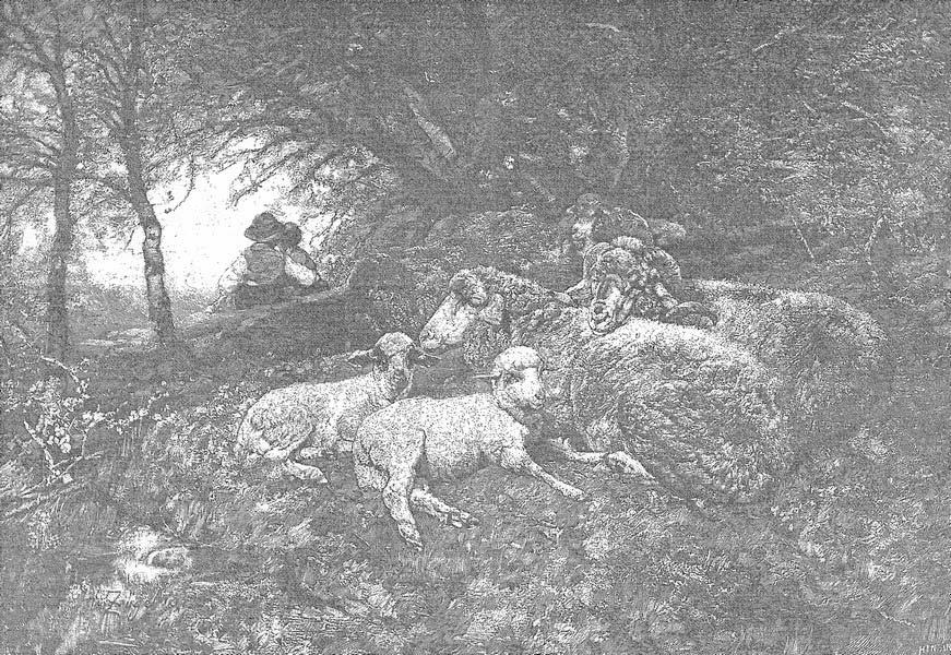 34, Podzimní slunce; Prémie Krasoumné jednoty pro Čechy na rok 1890.