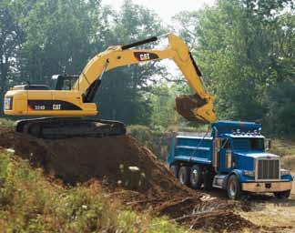 Hydraulický systém Hydraulika Cat poskytuje výkon a přesné ovládání pro přemísťování materiálu. Rozložení součástí.