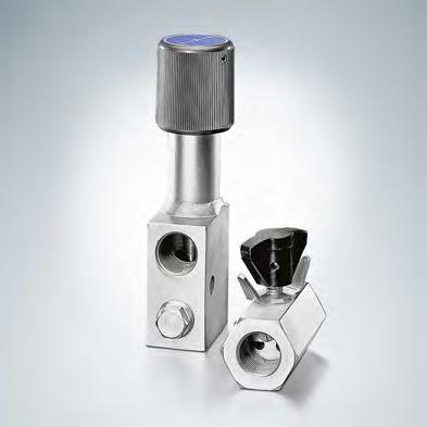 Průtokové ventily 2.4 Škrticí ventil typu ED, škrticí - zpětný ventil typu RD a RDF Škrticí ventily patří ke skupině průtokových ventilů.