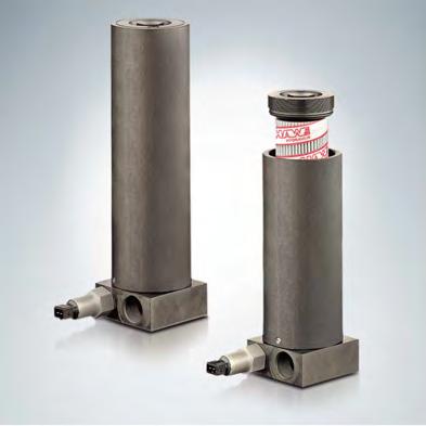 Hydraulické příslušenství 4 Tlakový filtr typu PFM Tlakové filtry chrání následné hydraulické komponenty před nečistotami. Montují se do vysokotlakého potrubí obvykle za čerpadlo.