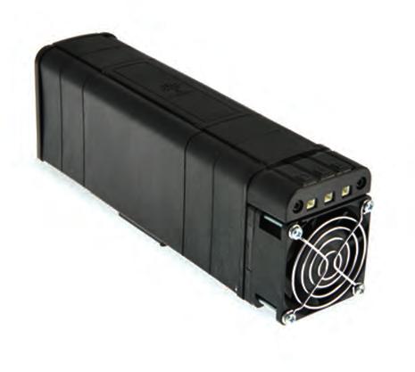 s ventilátorem a tepelnou ochranou HVPS THP Plastové pouzdro TP 200 0 W Snadná montáž na mm DIN lištu EN 50022 Topné těleso černého z eloxovaného hliníku a PET pouzdro 3 pružinová svorka pro vodiče o