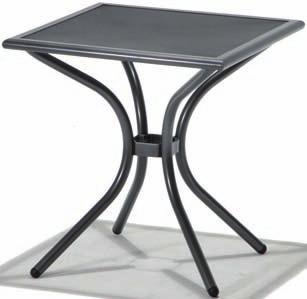 119,99 * MPRO Barbados stôl 70 70 cm, 60 80 cm materiál: hliník, PE ratan doska stola s hrúbkou 1,5 mm