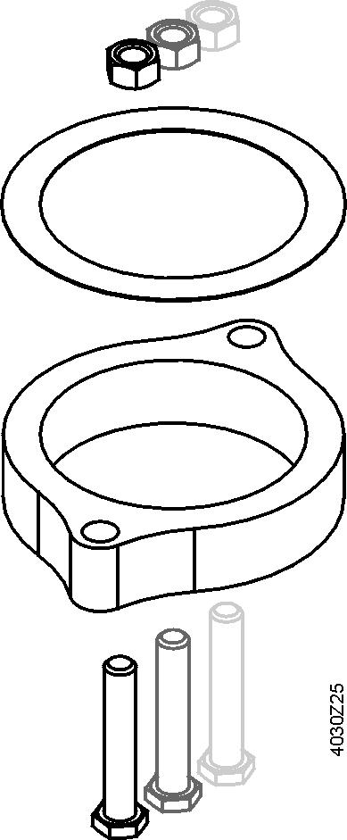 100 DN 125 ALF41B150 S55845-Z118 8x M20x110mm Adaptér je dodáván v požadovaném počtu a velikosti šroubů, matic a 2ks DN 150 odpovídajících plochých těsnění Nahraďte 3-cestné ventily VXF41.