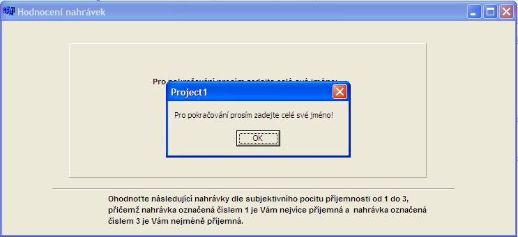 5..1 Programová implementace vlastní řešení Program pro realizaci poslechů byl vytvořen pomocí programovacího jazyka C++ Builder.