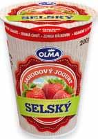 jogurt marhuľa, jahoda