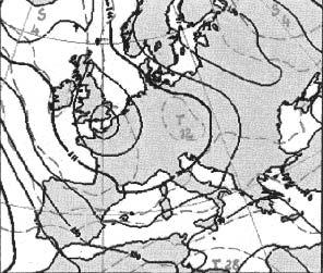 19 Přízemní mapa z 10. 8. 00:00 UTC. Fig. 19.