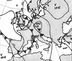 20 Mapa hladiny 850 hpa z 10. 8. 00:00 UTC. Fig. 20.