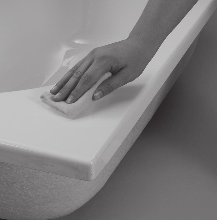 Akrylové vany Příjemná a snadná údržba Péče o akrylové vany Duscholux vany a sprchové vaničky jsou vyrobeny z vysoce kvalitního sanitárního akrylátu.