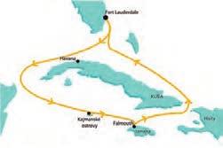 Plavba Karibikem s prodloužením v Miami Miami Fort Lauderdale George Town Falmouth Labadee Fort Lauderdale Miami > PLAVBY 1. den: setkání s průvodcem na letišti v Praze.