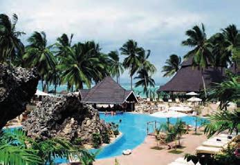 Hotel Diani Reef Luxusní dovolená pro náročné klienty v hotelu s výbornými službami a polohou. Vybraná kuchyně, bohatá nabídka zábavy a sportů.