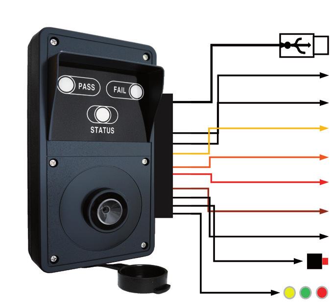 EBS Vstupní terminály s kontrolou alkoholu v dechu ALCOSCAN EBS (Entrance Breathalyzer System) - Fuel Cell EBS je detektor alkoholu, který je