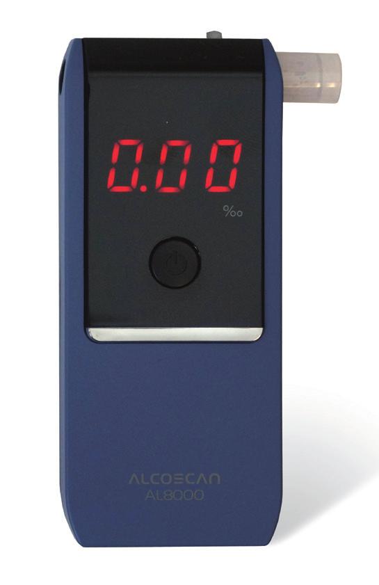 AL 8000 Vysunovací náustek Typ senzoru: Fuel Cell Senzor - 0,05 Čas přípravy k měření: 4 sec.