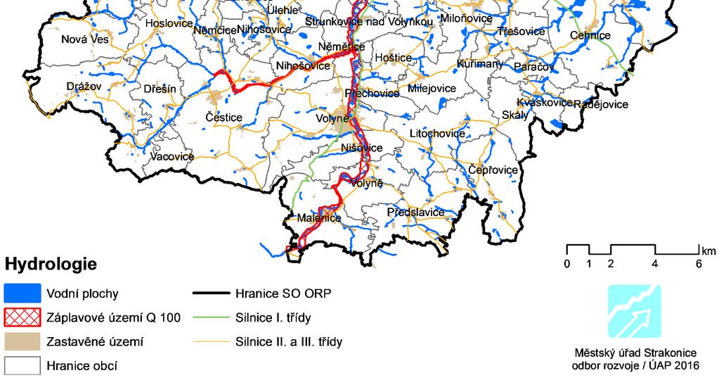 chráněných obce Cehnice, Čejetice, Čestice, Horní Poříčí, Jinín, Katovice, Malenice, Němetice, Nihošovice, Nišovice, Novosedly, Pracejovice, Přední Zborovice, Radošovice, Slaník, Strakonice, Střelské