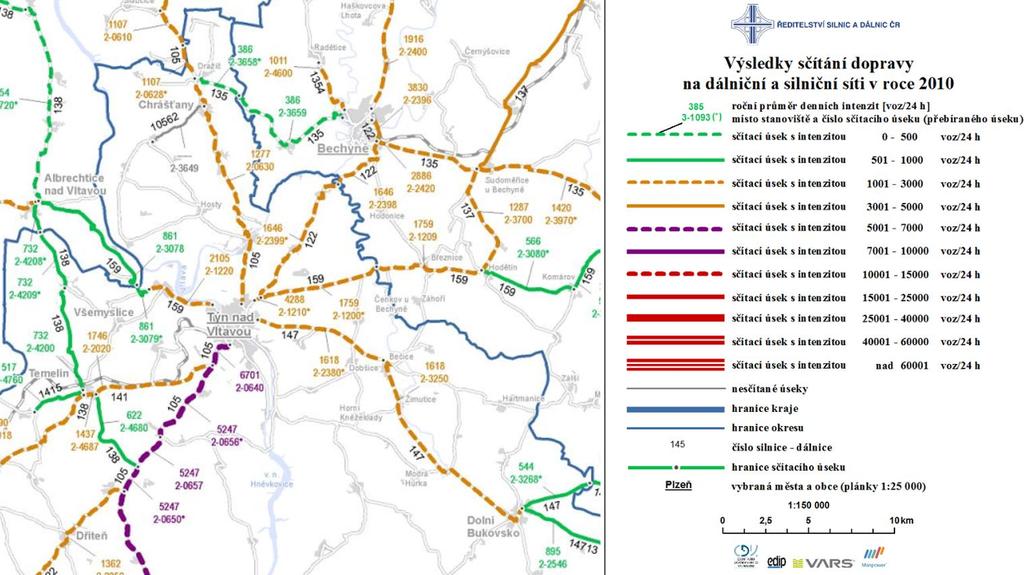 Železniční doprava Železniční síť na území SO ORP Týn nad Vltavou tvoří jediná regionální neelektrifikovaná železniční trať č. 192 Týn nad Vltavou Číčenice.