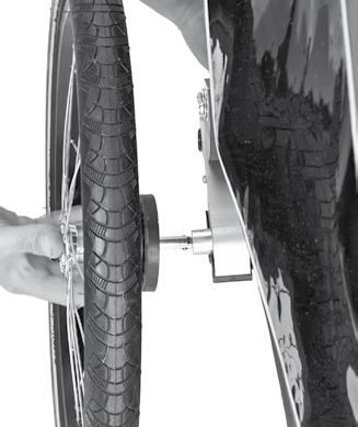 Proto je možné oběžná kola namontovat a vymontovat pouze se stisknutou protiprašnou čepičkou.. Zajišťovací brzda musí být uvolněna.